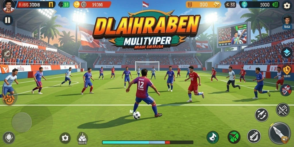 Efek suara yang menggugah semangat bermain.