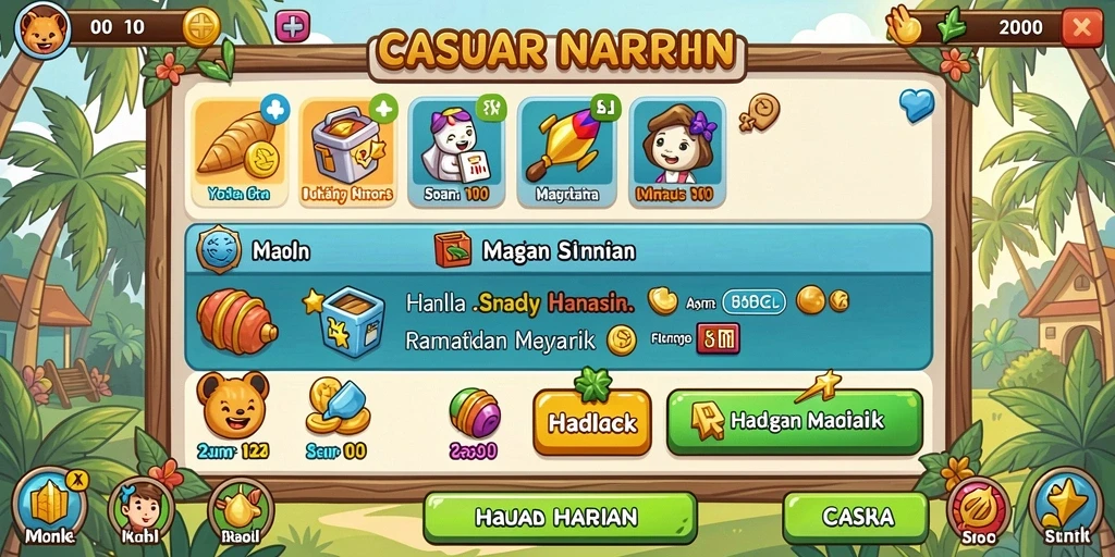 Screenshot dari event menarik dalam DOWER88.