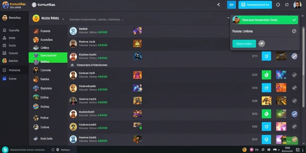 Pengguna dapat melihat progres permainan secara real-time.