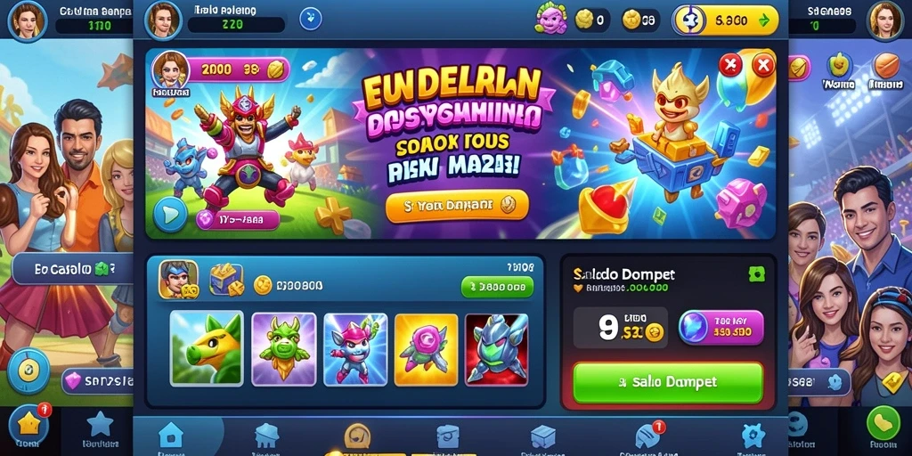 Mode multiplayer yang mengajak teman bermain bersama.