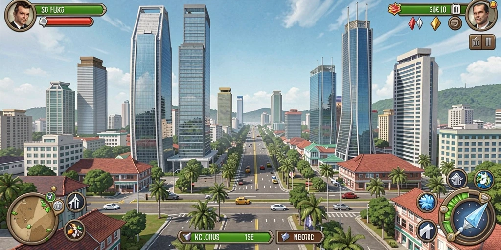 Gameplay yang seru dan menantang di setiap level.