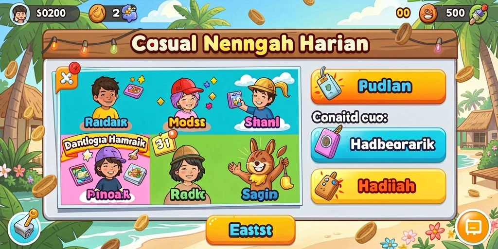 Mode multiplayer yang seru dan interaktif.